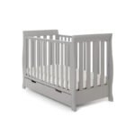 Obaby Stamford Mini Sleigh (3 Piece) Room Set - Warm Grey - Image 11