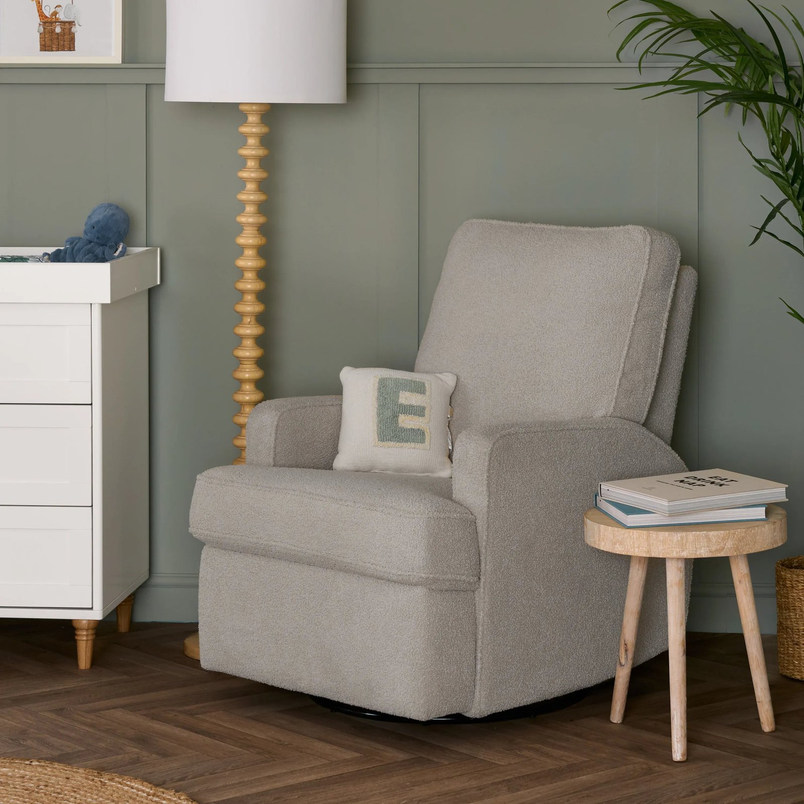 obaby-nursing-chairs-obaby-madison-electric-swivel-glider-recliner-chair-truffle-5055781119682-obaby-madison-electric-swivel-glider-recliner-nursing-chair-uk-baby-centre-1256683943 OBaby Madison Electric Swivel Glider Recliner Chair - Truffle - Image 1