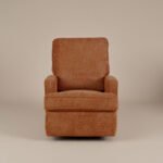 OBaby Madison Swivel Glider Recliner Chair - Chenille Marmlade - Image 4