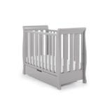 Obaby Stamford Space Saver Sleigh Cot - Warm Grey - Image 3