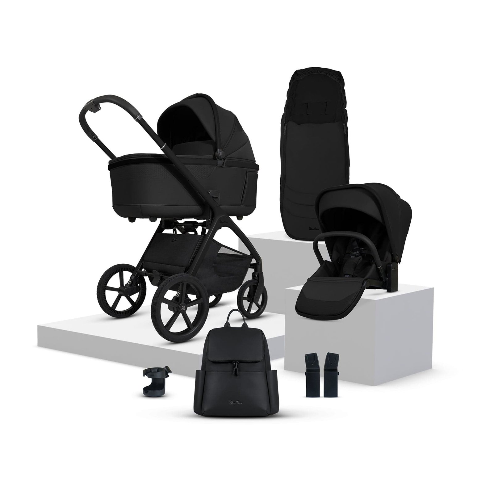 silver-cross-prams-pushchairs-silver-cross-cove-accessory-bundle-onyx-5055836931061-silver-cross-cove-accessory-bundle-onyx-1171625155 Silver Cross Cove Accessory Bundle - Onyx - Image 1
