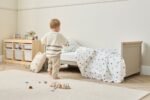 Tutti Bambini Misha Cot Bed - Mushroom & Golden Oak - Image 7