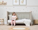 Tutti Bambini Misha Cot Bed - Mushroom & Golden Oak - Image 8