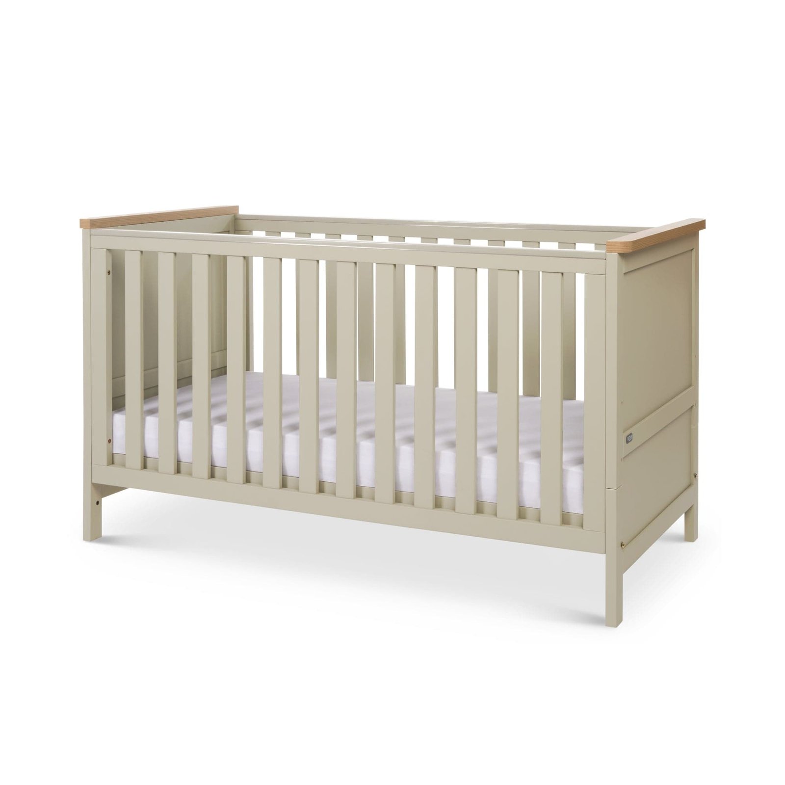 tutti-bambini-cot-beds-tutti-bambini-misha-cot-bed-mushroom-golden-oak-tutti-bambini-misha-cot-bed-mushroom-golden-oak-1132476668 Tutti Bambini Misha Cot Bed - Mushroom & Golden Oak - Image 1