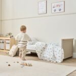 Tutti Bambini Misha Cot Bed - Mushroom & Golden Oak - Image 24