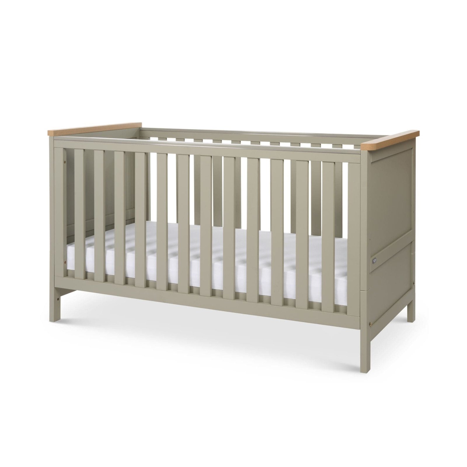 tutti-bambini-cot-beds-tutti-bambini-misha-cot-bed-sage-golden-oak-tutti-bambini-misha-cot-bed-sage-golden-oak-1132476698 Tutti Bambini Misha Cot Bed - Sage & Golden Oak - Image 1