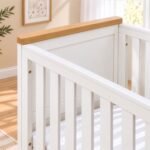 Tutti Bambini Misha Cot Bed - White & Golden Oak - Image 4