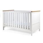 Tutti Bambini Misha Cot Bed - White & Golden Oak - Image 12