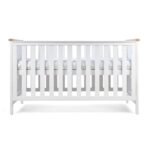 Tutti Bambini Misha Cot Bed - White & Golden Oak - Image 8