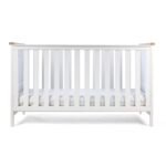 Tutti Bambini Misha Cot Bed - White & Golden Oak - Image 6