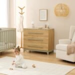 Tutti Bambini Misha (3 Piece) Furniture Set - Golden Oak & Sage - Image 9