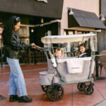 Wonderfold L2 Double Stroller Wagon - Grey - Image 2