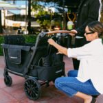 Wonderfold L4 Quad Stroller Wagon - Black - Image 2