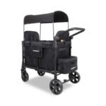 Wonderfold W2 Elite Pro Double Stroller Wagon - Jet Black