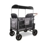 Wonderfold W4 Luxe Pro Quad Stroller Wagon - Charcoal Grey