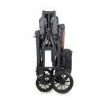 Wonderfold W4 Luxe Pro Quad Stroller Wagon - Charcoal Grey - Image 7